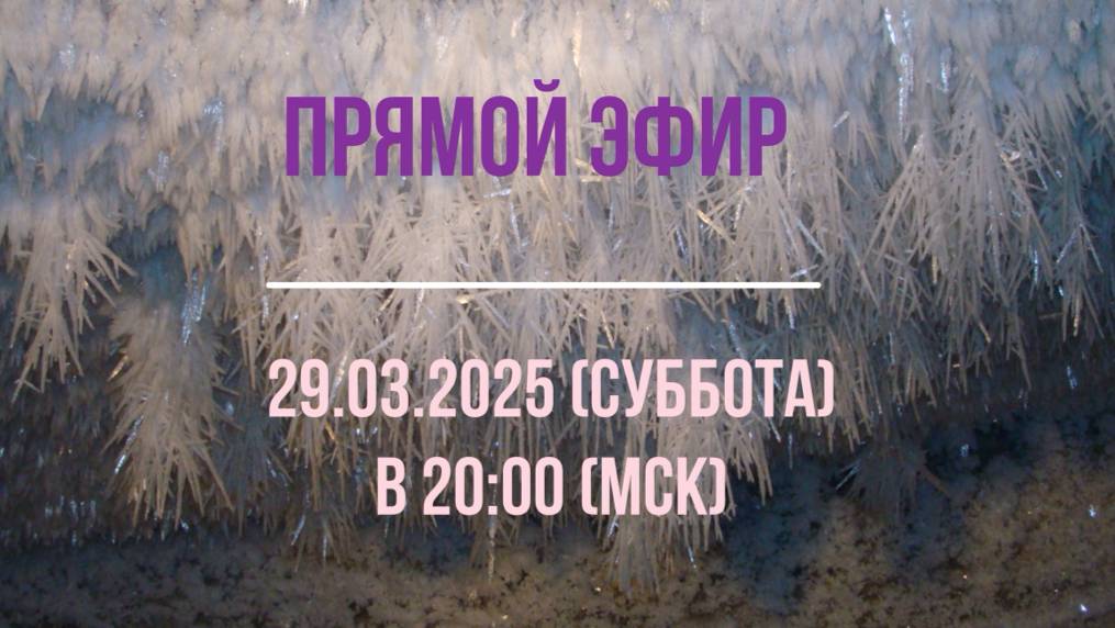 Анонс эфира 29.03.2025