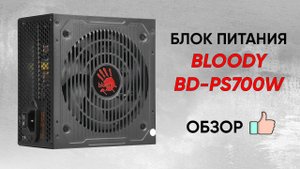 БЛОК ПИТАНИЯ A4Tech BLOODY BD-PS700W ДЛЯ ПК ► ОБЗОР БЛОКА ПИТАНИЯ ДЛЯ ИГРОВОГО КОМПЬЮТЕРА (700W)