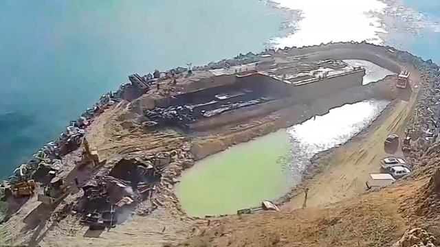 Демонтаж танкера Чёрное море Таймлапс