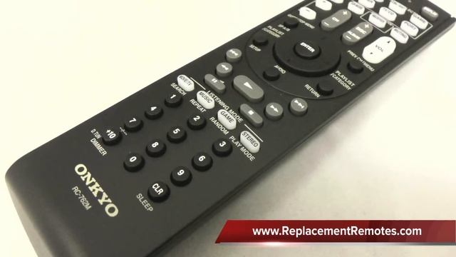 ONKYO RC762M Remote Control PN: 24140762 - www.ReplacementRemotes.com смотреть онлайн