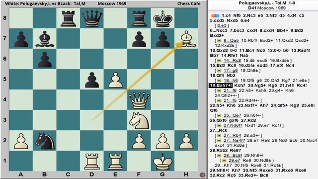 Masterful Battles: Mikhail Tal's Brilliant Games (Polugaevsky vs Tal Moscow 1969 Queen's Gambit)