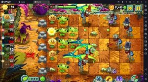 Растение против Зомби 2/PvZ2 Adventure Jurassic Marsh Day 11/Юрское Болото День 11