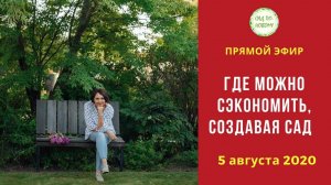 Где можно сэкономить создавая сад