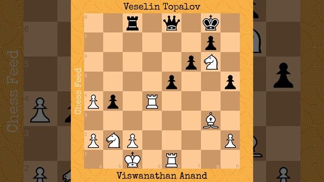 Viswanathan Anand vs Veselin Topalov, 2005 #chess #chessgame