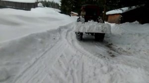 Т-40АМ Чистим снег