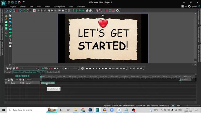 Pendulum Effect In VSDC Free Video Editor Tutorial