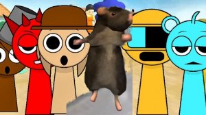 новый тренд мультфильм музыки rat dance sprunki