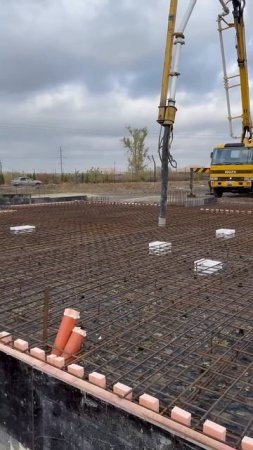 Термовкладыши,монолитная фундаментная плита топ уровня #shorts #baustelle #стройка #russlanddeutsche
