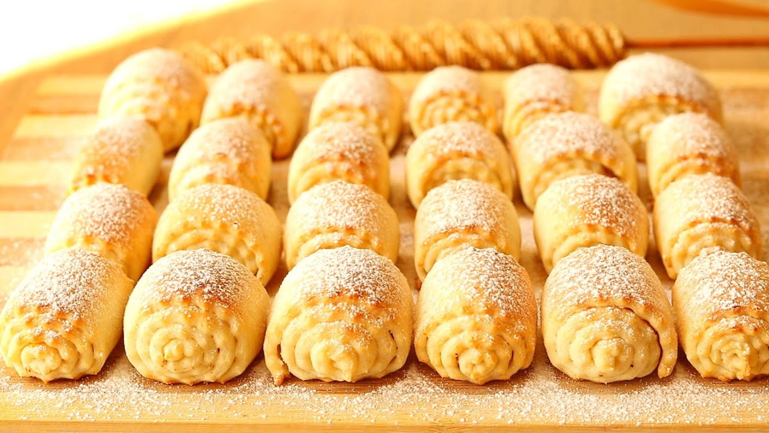 Любимое ТВОРОЖНОЕ ПЕЧЕНЬЕ💕 Необыкновенное Лакомство! Печенье из ТВОРОГА с корицей. Curd COOKIES смотреть онлайн