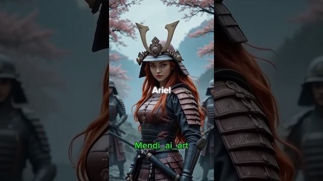 Disney princess as samurai #disney #ai #aiart #aigenerated #samurai #foryou #viralshort #fyp