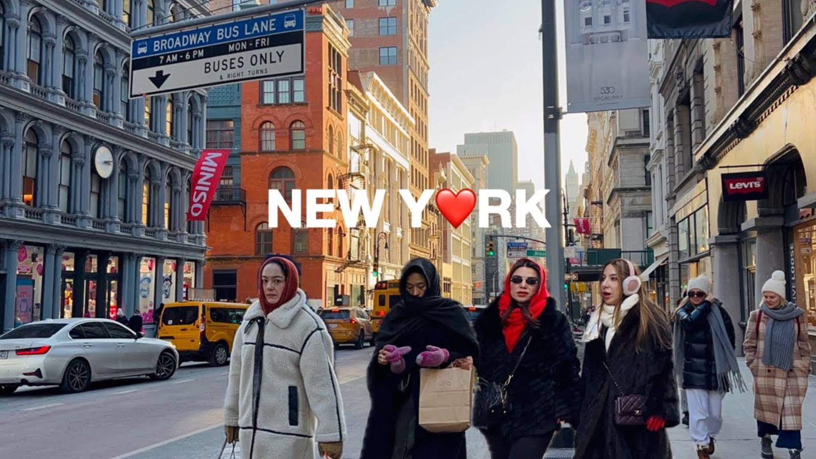 NYC Walk🗽Freezing Cold Weather in New York City🥶❄️Walking Around SoHo in Manhattan | Jan 2025 смотреть онлайн