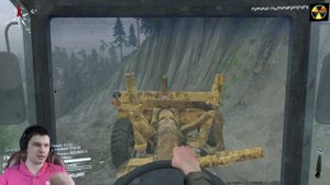 Грейдер ДЗ-98 для Spintires. Мега трактор