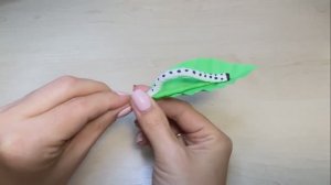 Как легко сделать оригами гусеницу своими руками бумажная гусеница
