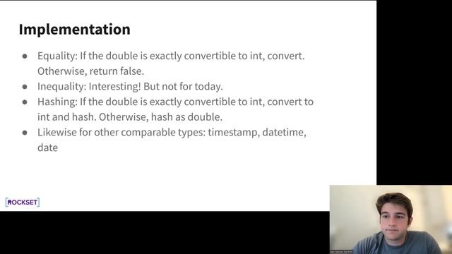 Rockset. High Performance Queries with Dynamically Typed SQL. Ben Hannel