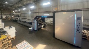 Запуск кашировальной линии с переворотом HL-1450G в компании "Астролон" г. Ростов-на-Дону