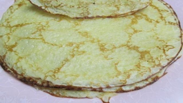 Заварные блинчики на кефире с апельсиновой начинкой
