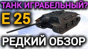 TANKS BLITZ ● Редкий обзор на танк Е 25, играбелен сейчас?