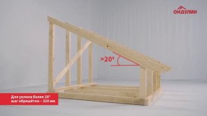 Монтаж обрешётки для Ондувиллы: подробная инструкция