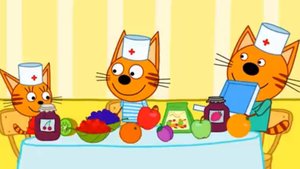 Мультик для детей про трёх КОТОВ - КОТИК Доктор -  Стоматолога вызывали Давай, вылечим котика!