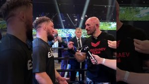 ⚡️Эмоции бьют ключом: Белаз и Мясников после боя на RCC Hard обсуждают момент нокдауна