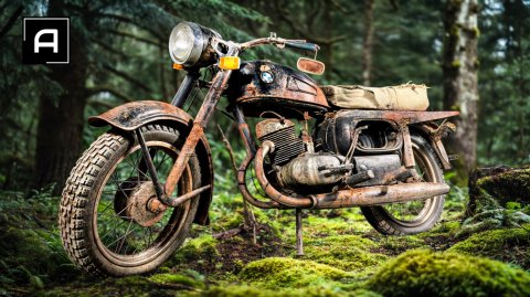 Реставрация старого мотоцикла