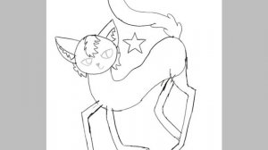 Артик для Звездолапы ❤️(это писец я это рисовала 2 часа и было 2 попытки и со второй получилось) ❤️