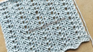 Фактурный узор с вертикалями для вязания свитера, жилетки, носочков / Всего 2 ряда 🔥