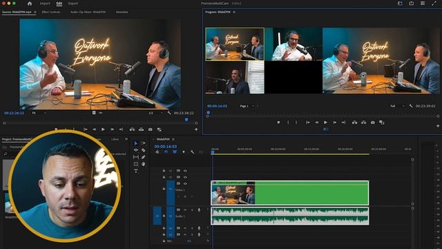 How to Edit Multiple Camera Angles- Great for Podcasts