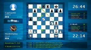 Chess Game Analysis: Hook60plus - Capitan40 : 0-1 (By ChessFriends.com)