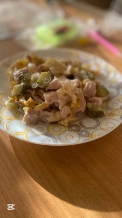 ‼️Салат с яичным блинчиком‼️