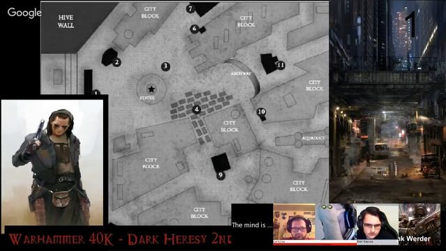 Warhammer 40K - Dark Heresy 2nd - Edge of Darkness - Session 1 смотреть онлайн