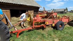Пресс-подборщик киргизстан в работе -истории-   \\\   Ферма в Фокусе   \\\