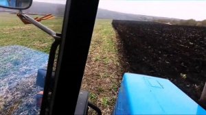 Mtz 952.2 вспашка с плугом двухстороний
