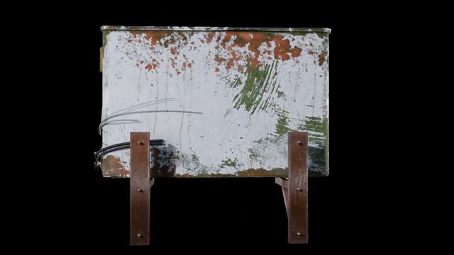 Old rusty Air conditioner low poly model смотреть онлайн