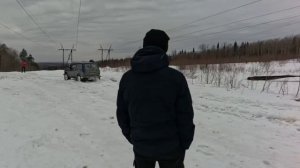 зимняя дорога до Дидинского тоннеля