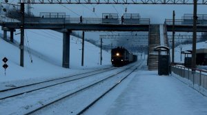 Тепловоз 2ТЭ10М-3010. Штурм подъёма. Звук 10Д100.