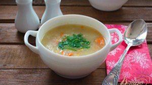 Суп-затирка с курицей