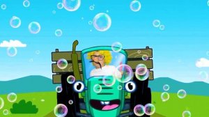 Синий трактор - песенка для детей Акулёнок и друзья