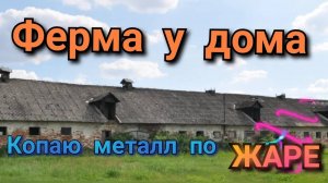 МЕТАЛЛОКОП в жару,где искать металл у дома,летняя дойка