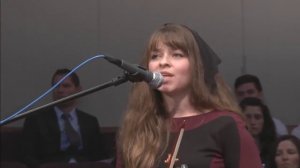 Скрипка и пение "Благодарю Тебя Господь..."