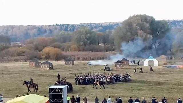 Реконструкция боя 1812 года в Малоярославце