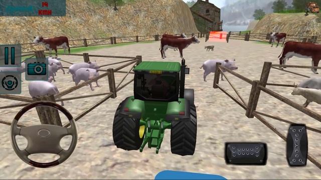 Offroad 3D Tractor Parking Games - Driving Farm Vehicles  Android Gameplay