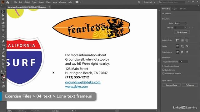 Lesson 04 - Text and Formatting