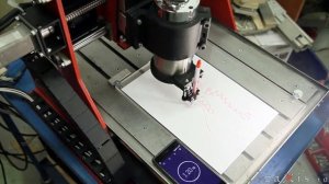 ЧПУ на СЕРВОдвигателях рисует Девочку ))) // CNC draws a BDSM GIRL ))))