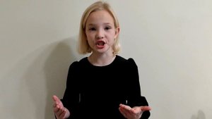 Федорова Устина, 11 лет,  К. Симонов "Слепец"