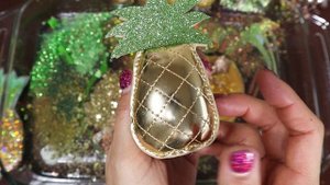 Ананасовый микс! Макияж и блёстки в слайме! Увлекательное видео со слаймом!