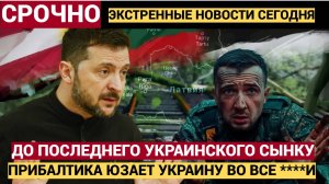 ДО ПОСЛЕДНЕГО УКРАИНЦА!! Раскрыли истинные мотивы стран Прибалтики в конфликте на Украине