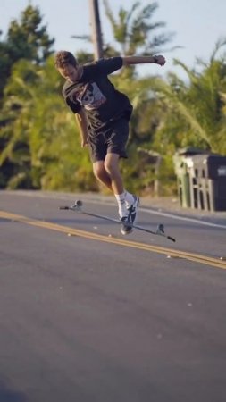 Inward Heelflip on a longboard? Apex 40 DiamondDrop #shorts