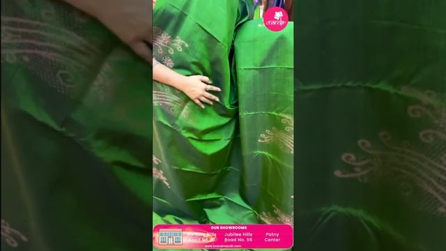 Exclusive Shades of Green Sarees at Weavers Price | Brand Mandir Sarees LIVE