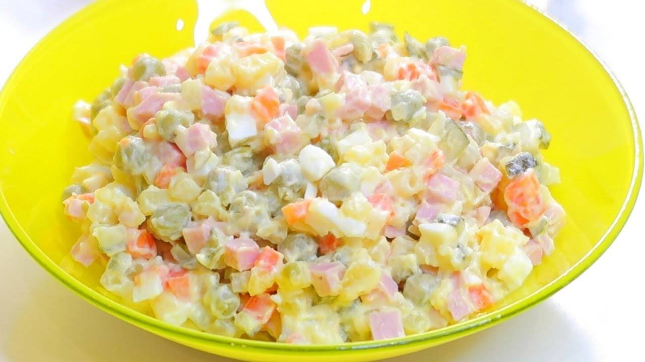 Салат Оливье по советскому рецепту, вкус детства! Классический рецепт!